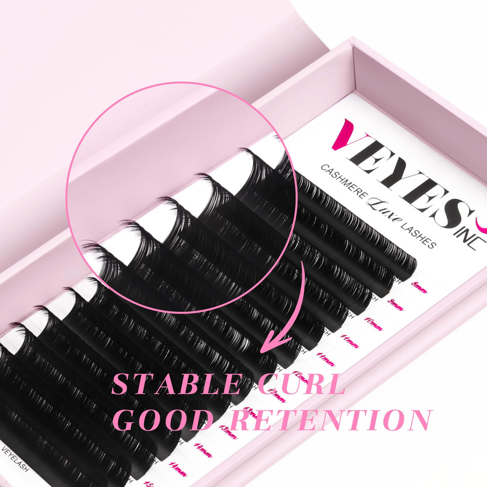 VEYES INC Cashmere Luxe Lashes: effet éventail facile pour volumes rapides.