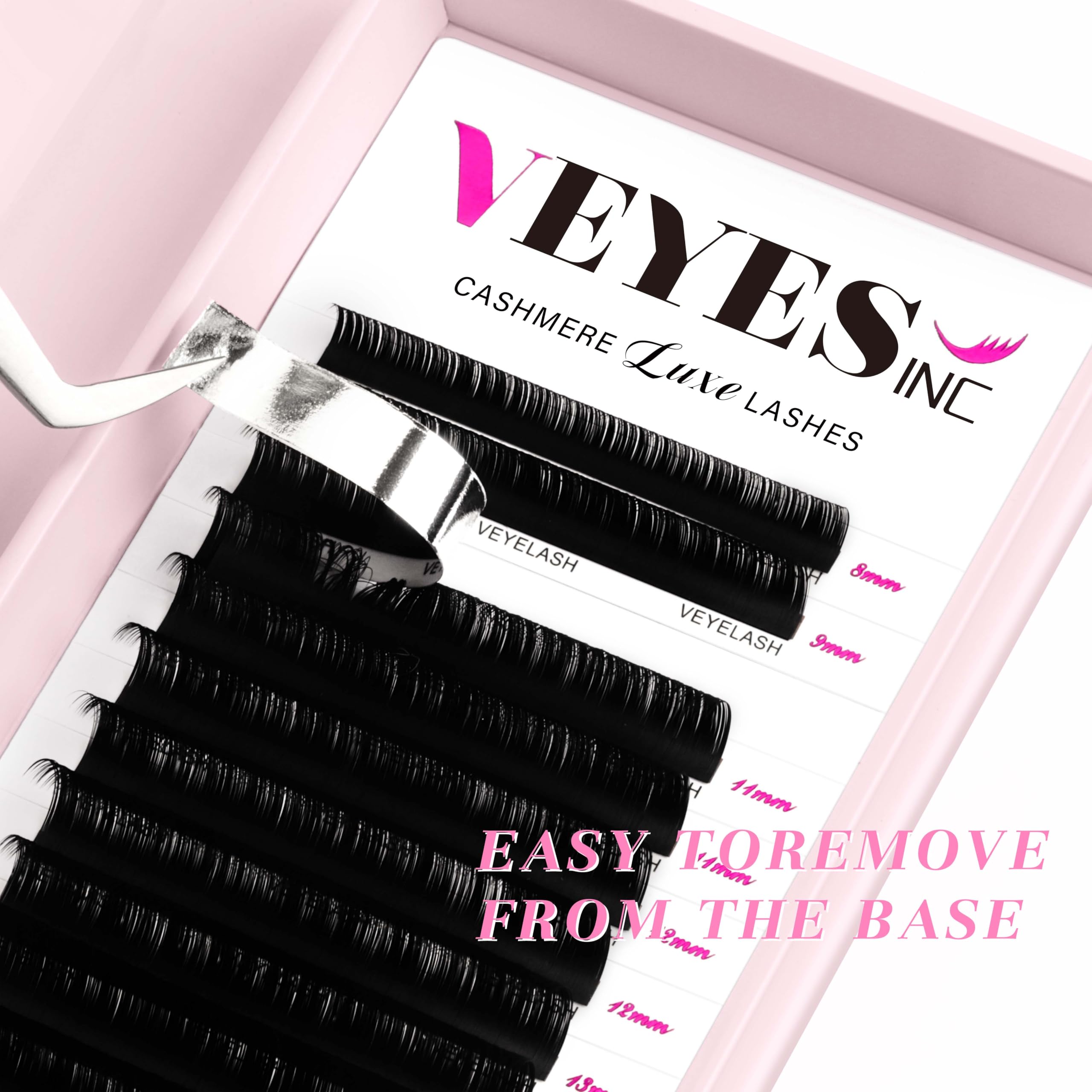 VEYES INC Cashmere Luxe Lashes: cils noirs-intenses pour intensifier le regard.