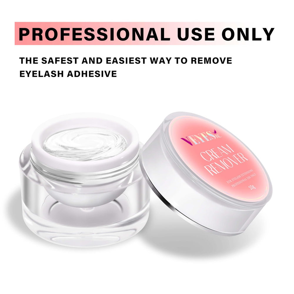 VEYES INC Cream Lash Remover application contrôlée et propre, sans coulures.