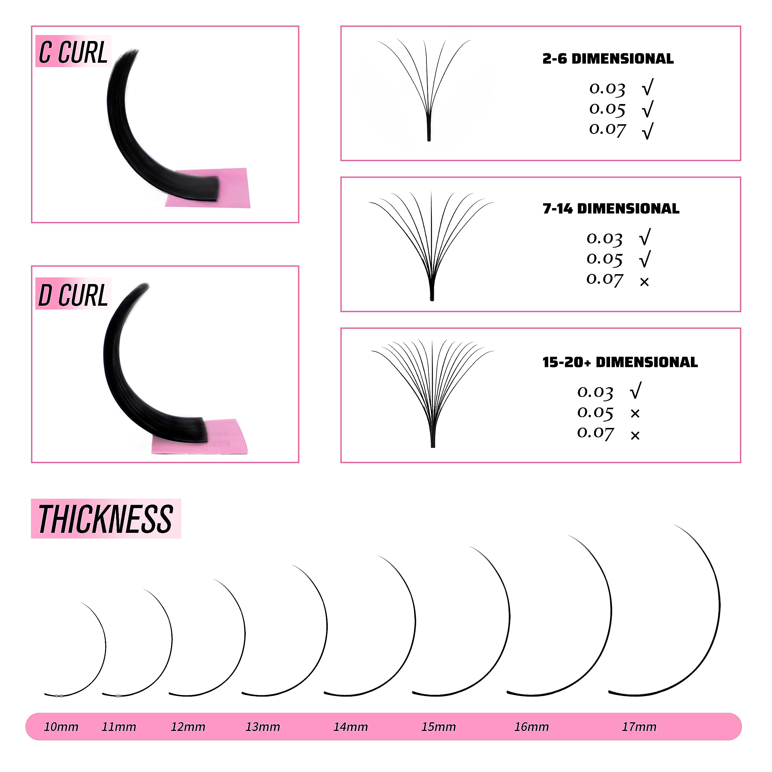 VEYES INC extensions cils cashmere courbure stable et racine propre.
