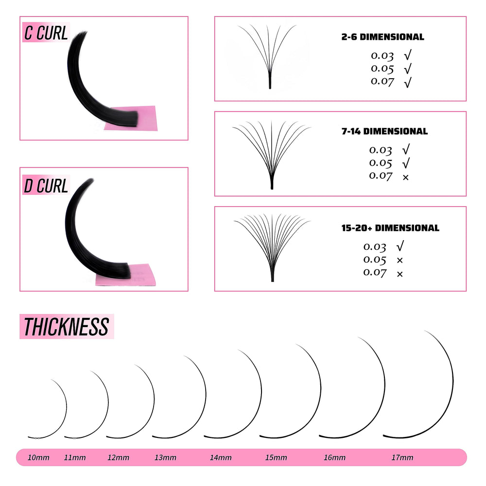 VEYES INC extensions cils cashmere courbure stable et racine propre.
