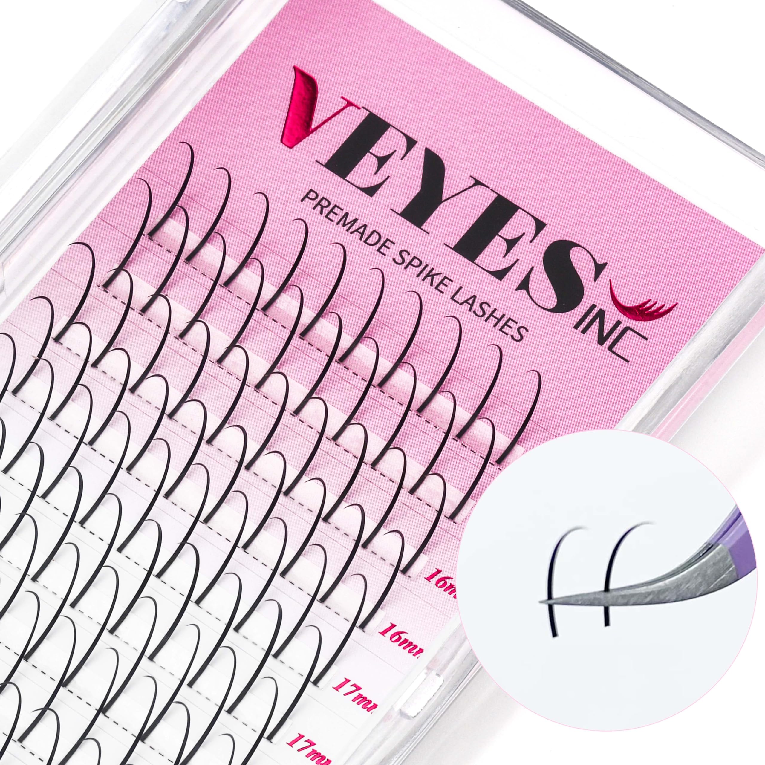 Spikes Lash VEYES INC, 0,07, pour des fans légers et volumineux.