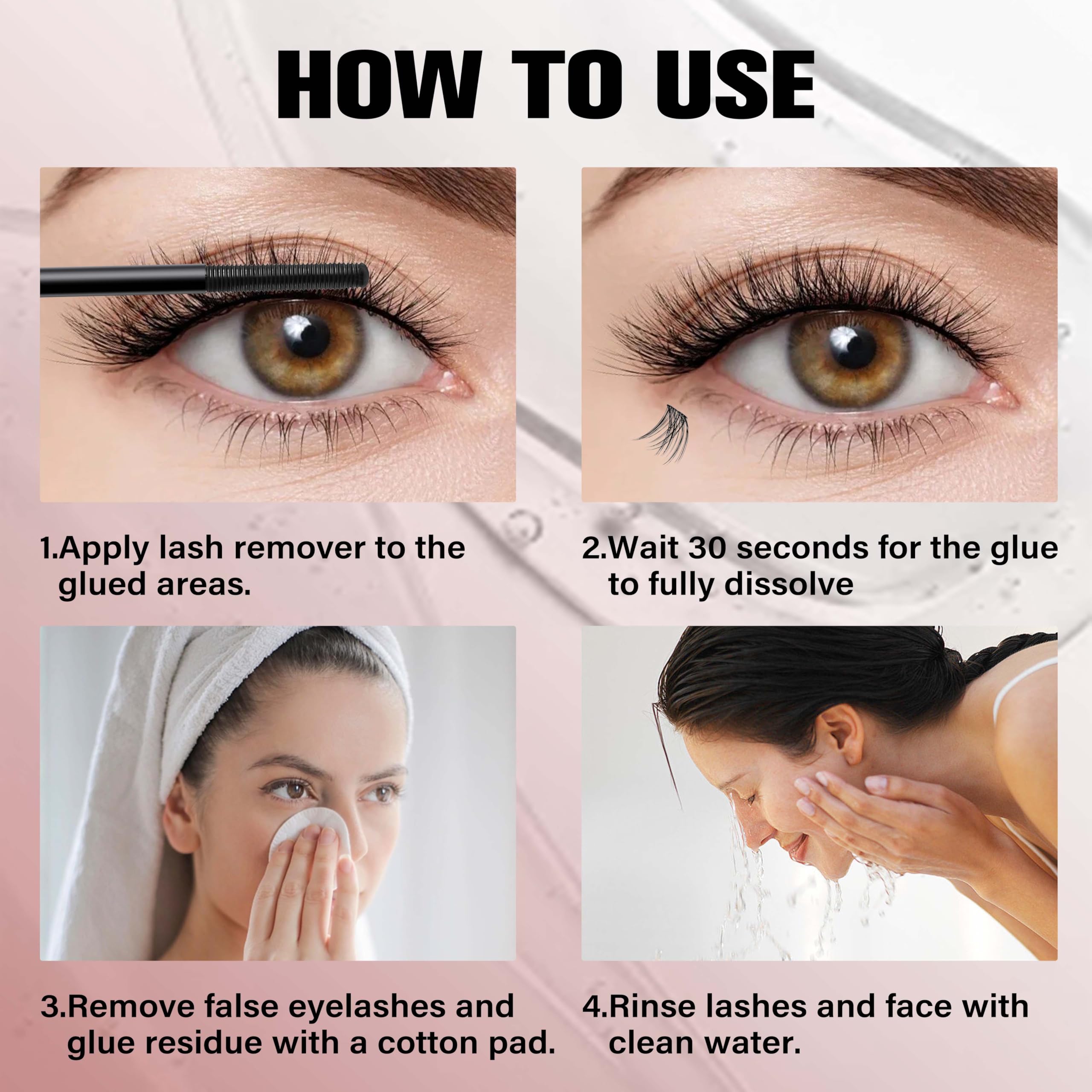 VEYESBEAUTY dissolvent adapté à tous les types de cils et peaux