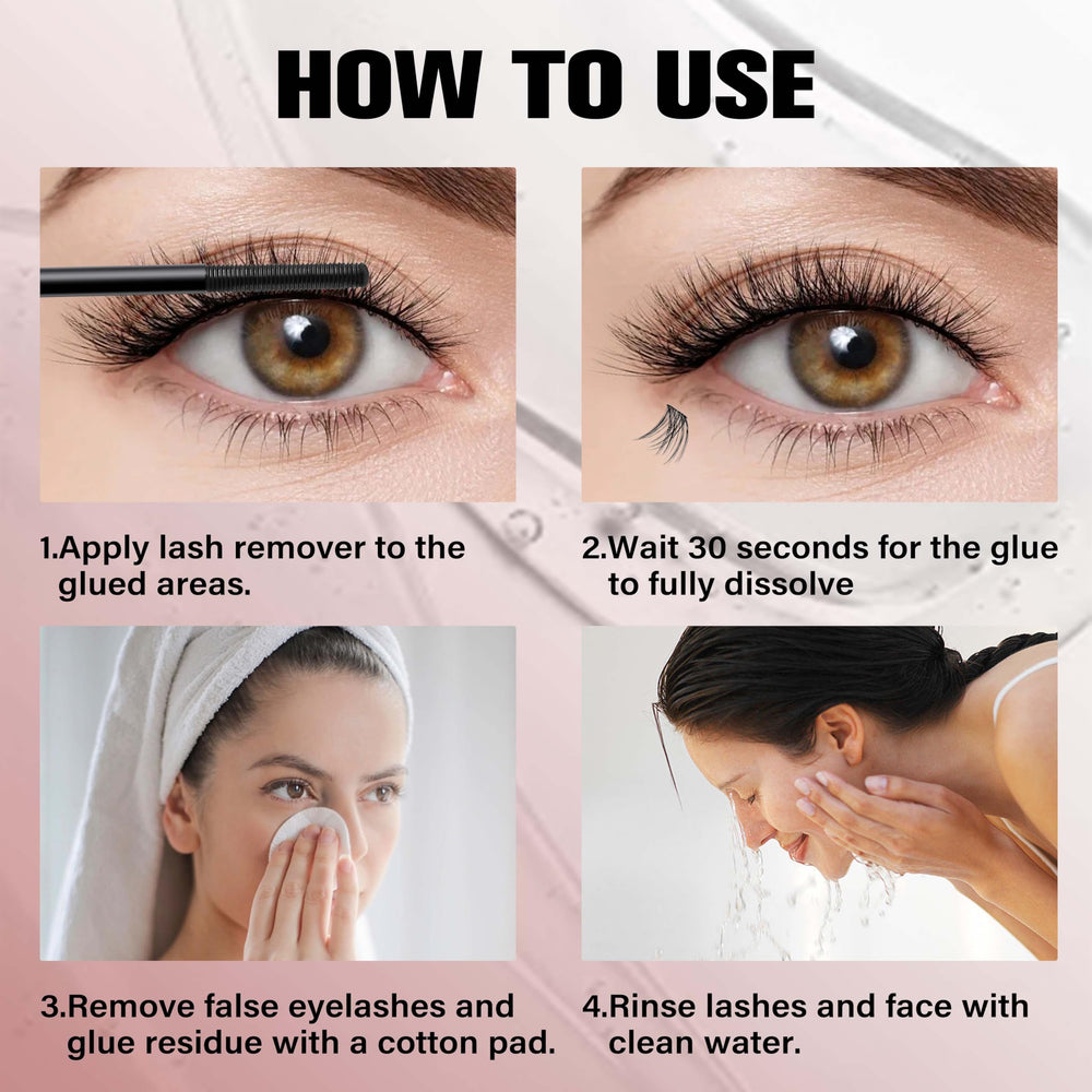 VEYESBEAUTY dissolvent adapté à tous les types de cils et peaux