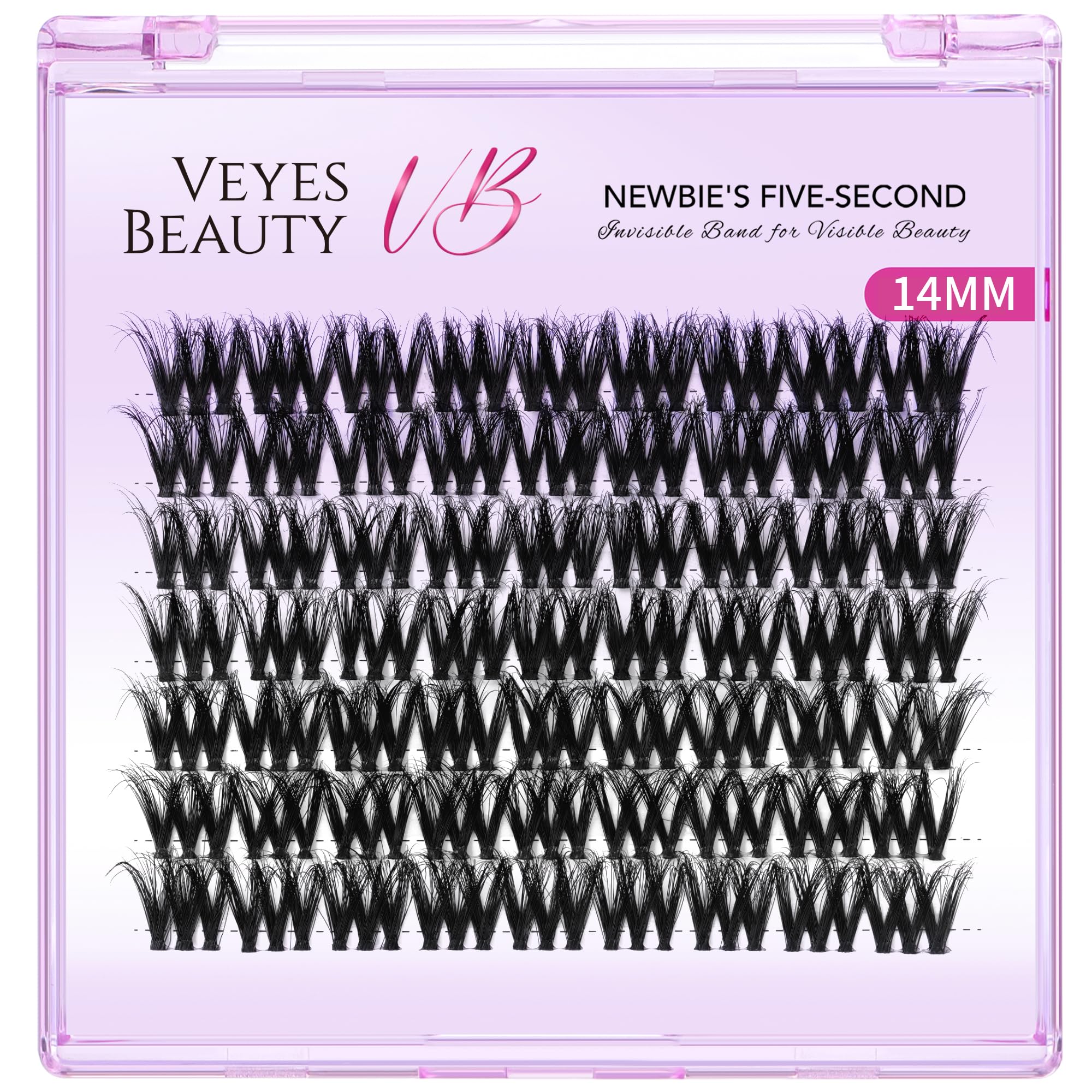 VEYESBEAUTY bande cils mince et douce, confort quotidien.