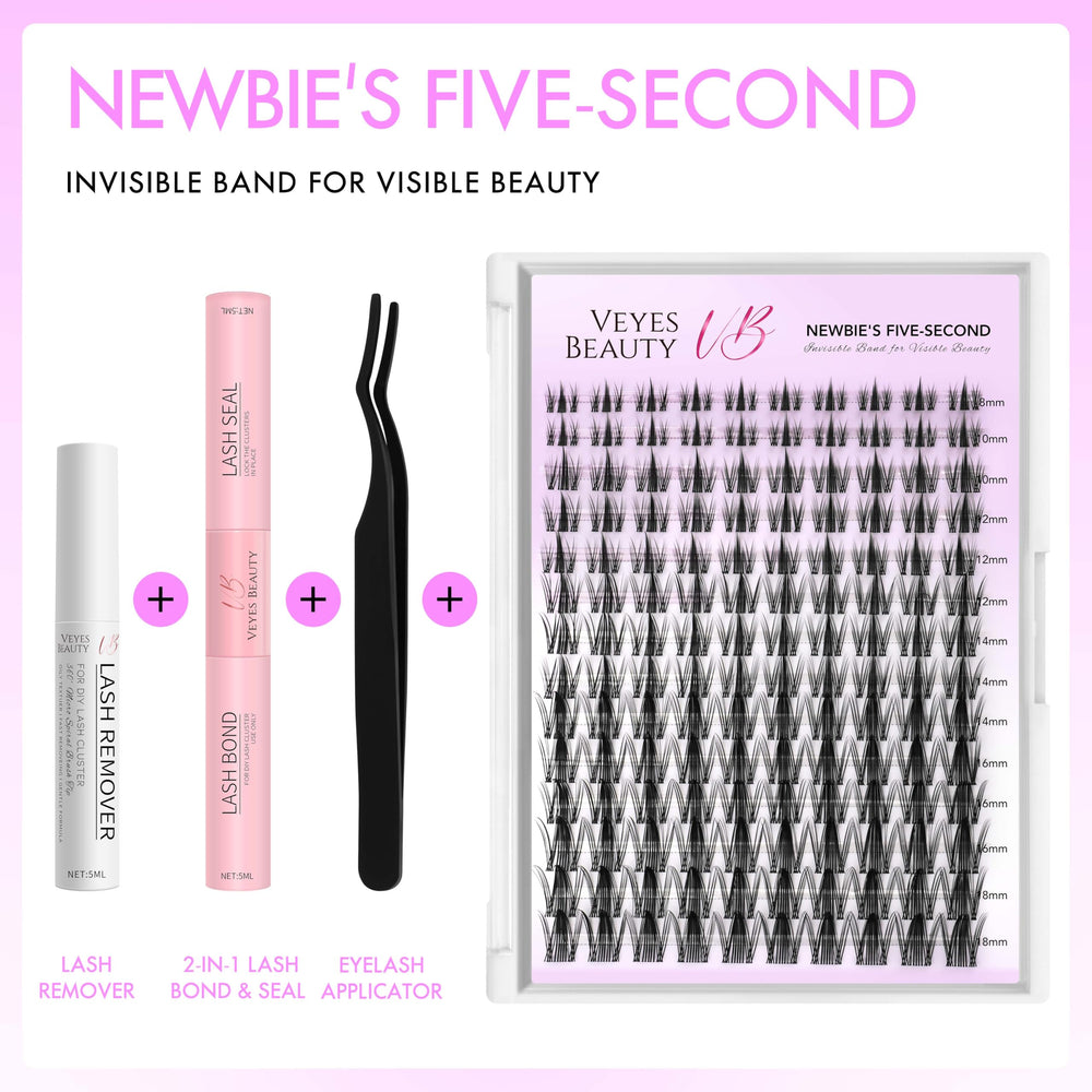 VEYESBEAUTY bandes plus larges, aide à une application rapide et visible.