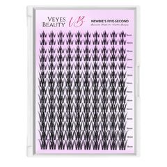VEYESBEAUTY cils clusters effet wispy pour un rendu léger et duveteux