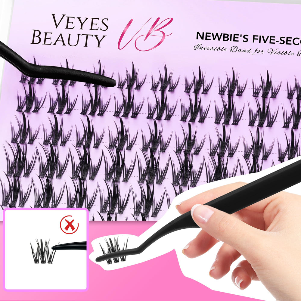 VEYESBEAUTY cils clusters usage quotidien adapté à diverses occasions