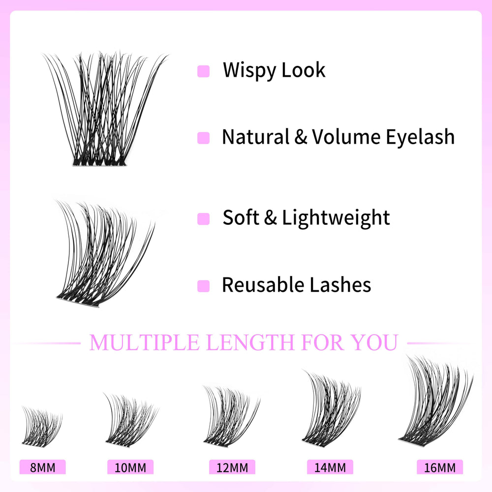 VEYESBEAUTY Clusters Douces PBT : fibres souples et confortables.