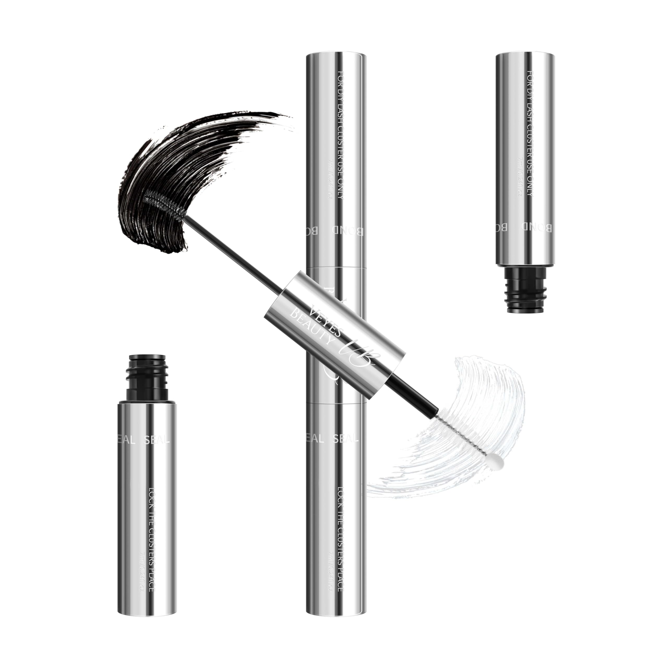 VEYESBEAUTY Colle cils spirale pour une application précise.