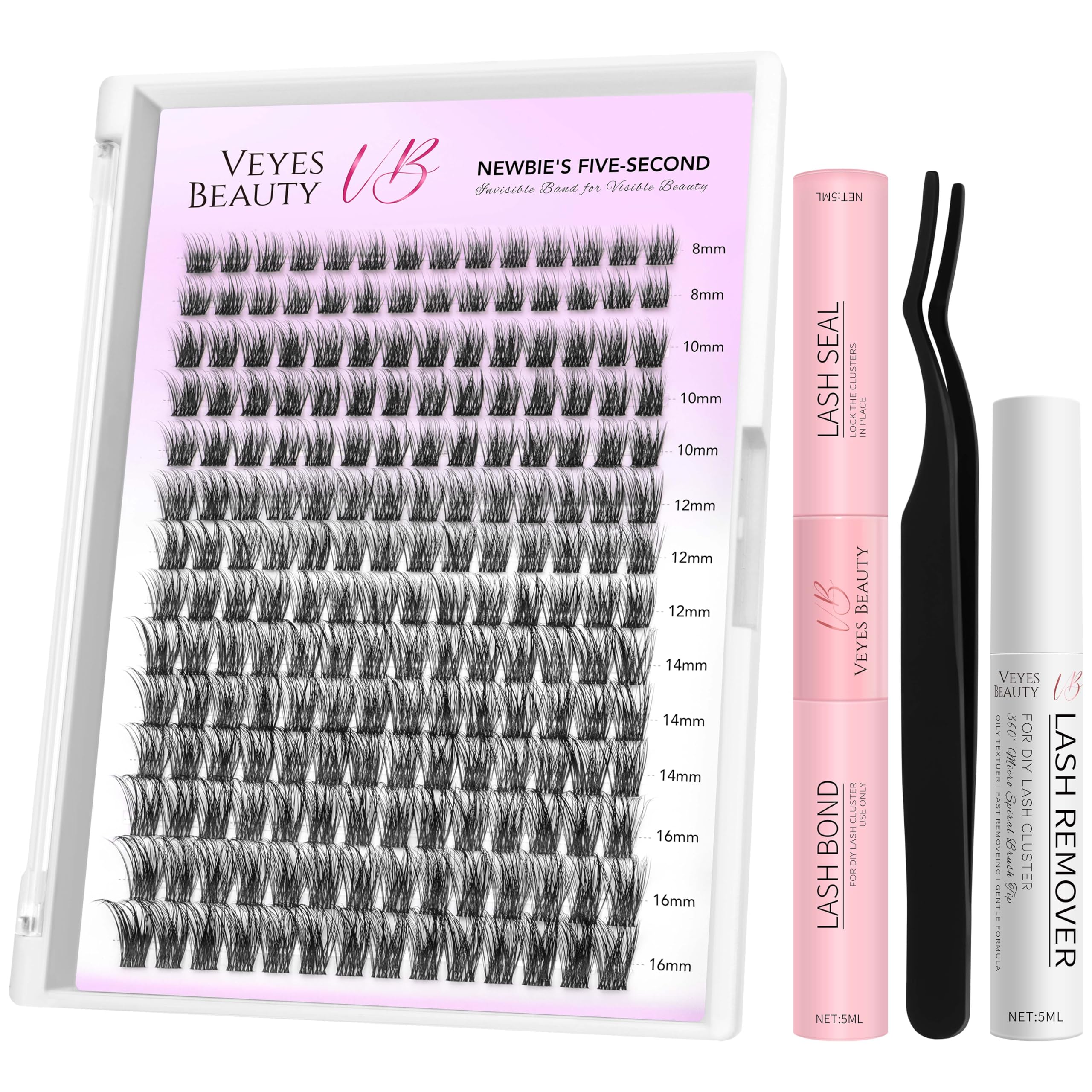 VEYESBEAUTY Dreamy grappes cils – volume personnalisable et léger