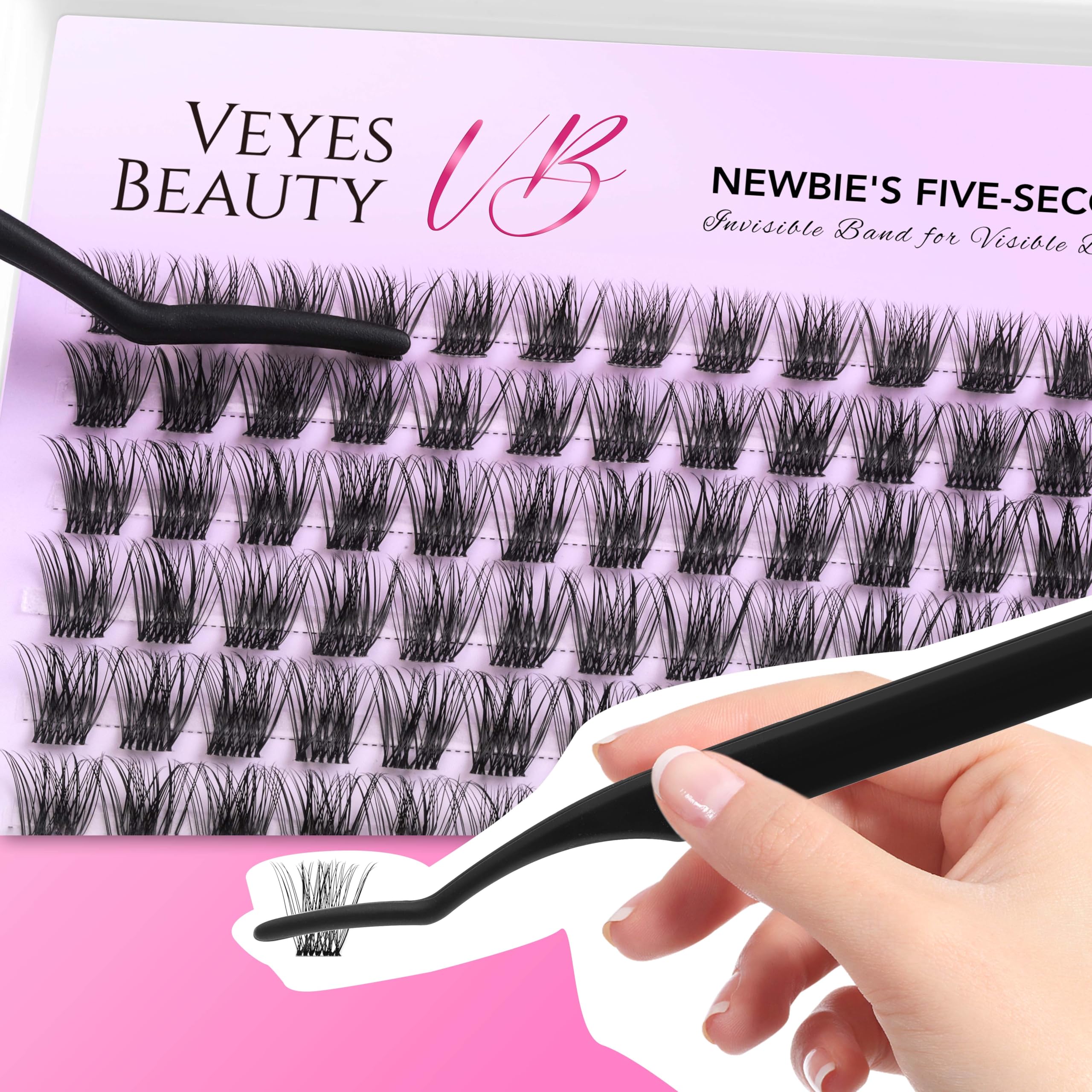 VEYESBEAUTY Étapes d’application simples pour cils.