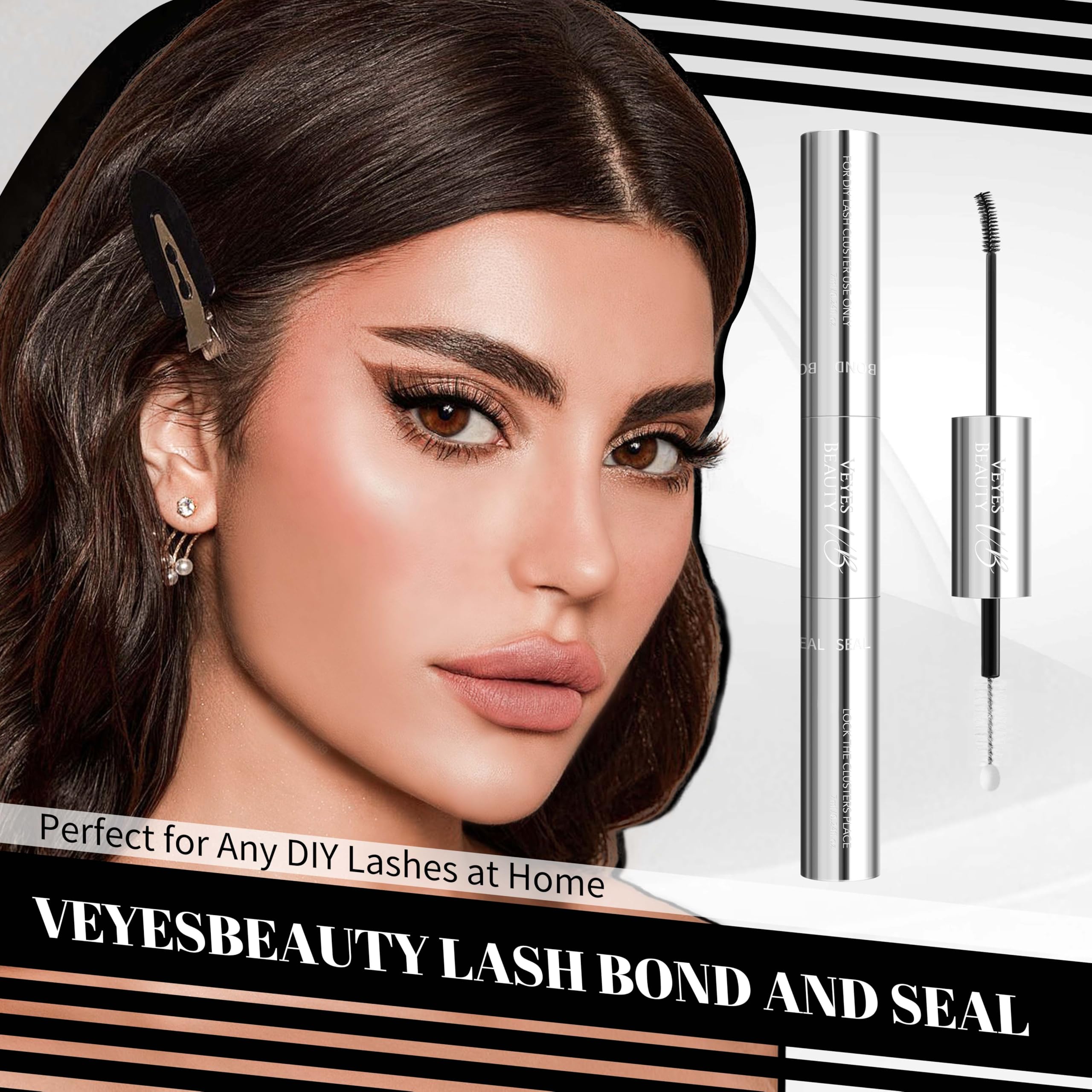 VEYESBEAUTY Étapes simples pour une pose à faire soi-même à la maison.