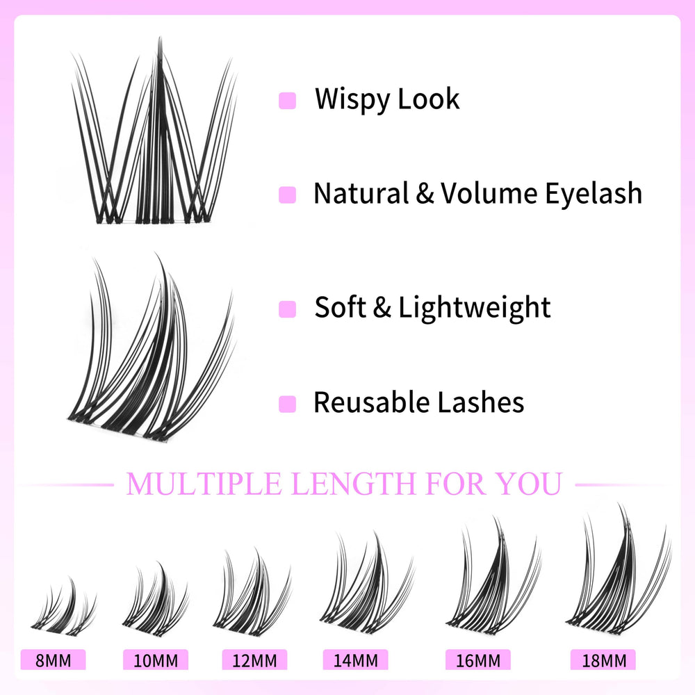 VEYESBEAUTY fibres PBT douces, rendu duveteux et naturel.