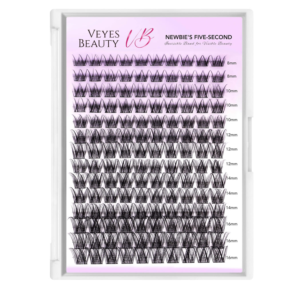 Ensemble VEYESBEAUTY grappes cils, effet volumineux rapide.