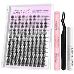 VEYESBEAUTY kit clusters cils, pose rapide et adaptable pour tous les regards.