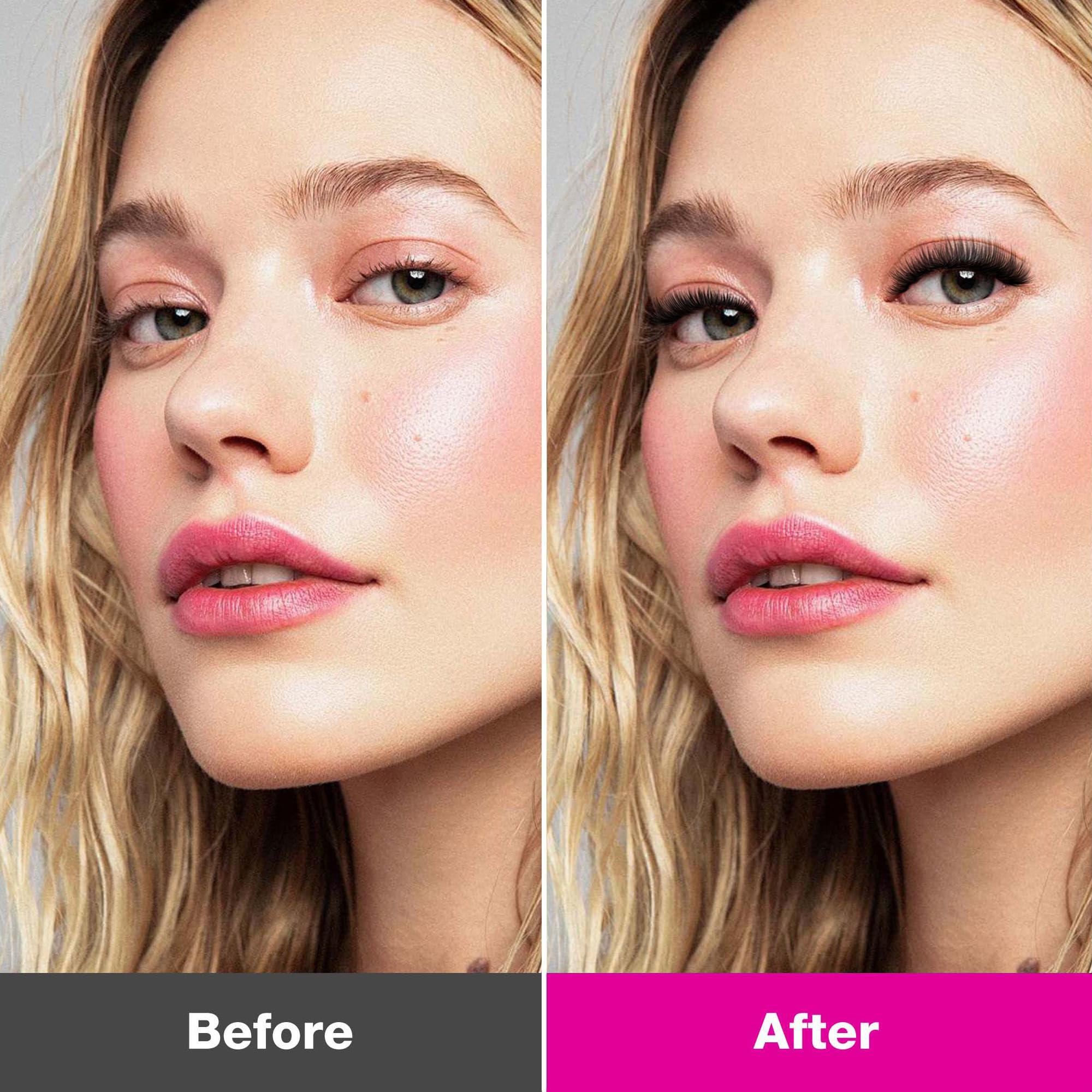 VEYESBEAUTY grappe de cils — bande invisible pour une pose discrète et confortable.