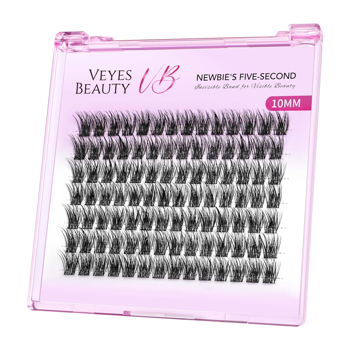 VEYESBEAUTY Lash Clusters Five-Second Series Dreamy 10mm — quick, beginner-friendly look.