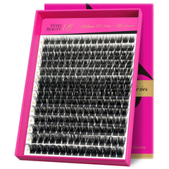 VEYESBEAUTY extensions cils clusters xtreme 3D pour volume dense et naturel.