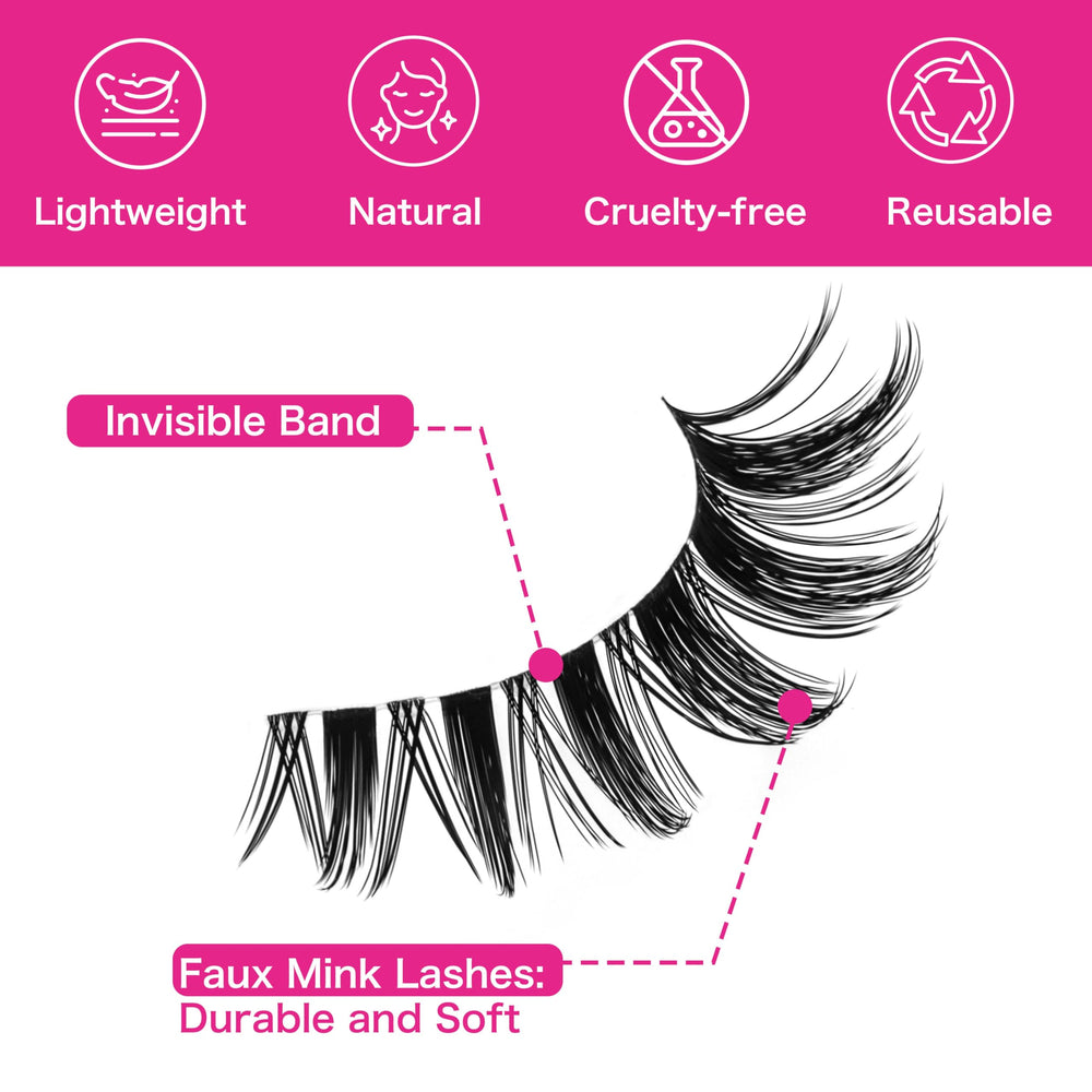 VEYESBEAUTY Manga Lashes: ajustement personnalisable pour tous les yeux.