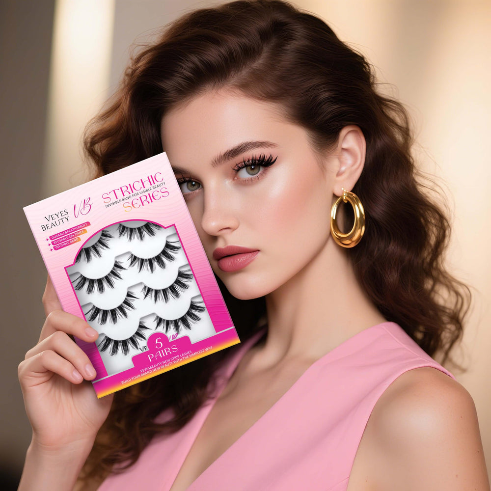 VEYESBEAUTY Manga Lashes: bande invisible pour un fini discret.
