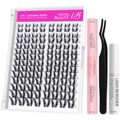 VEYESBEAUTY cils lapin – plateau réutilisable pour un look ludique et durable.