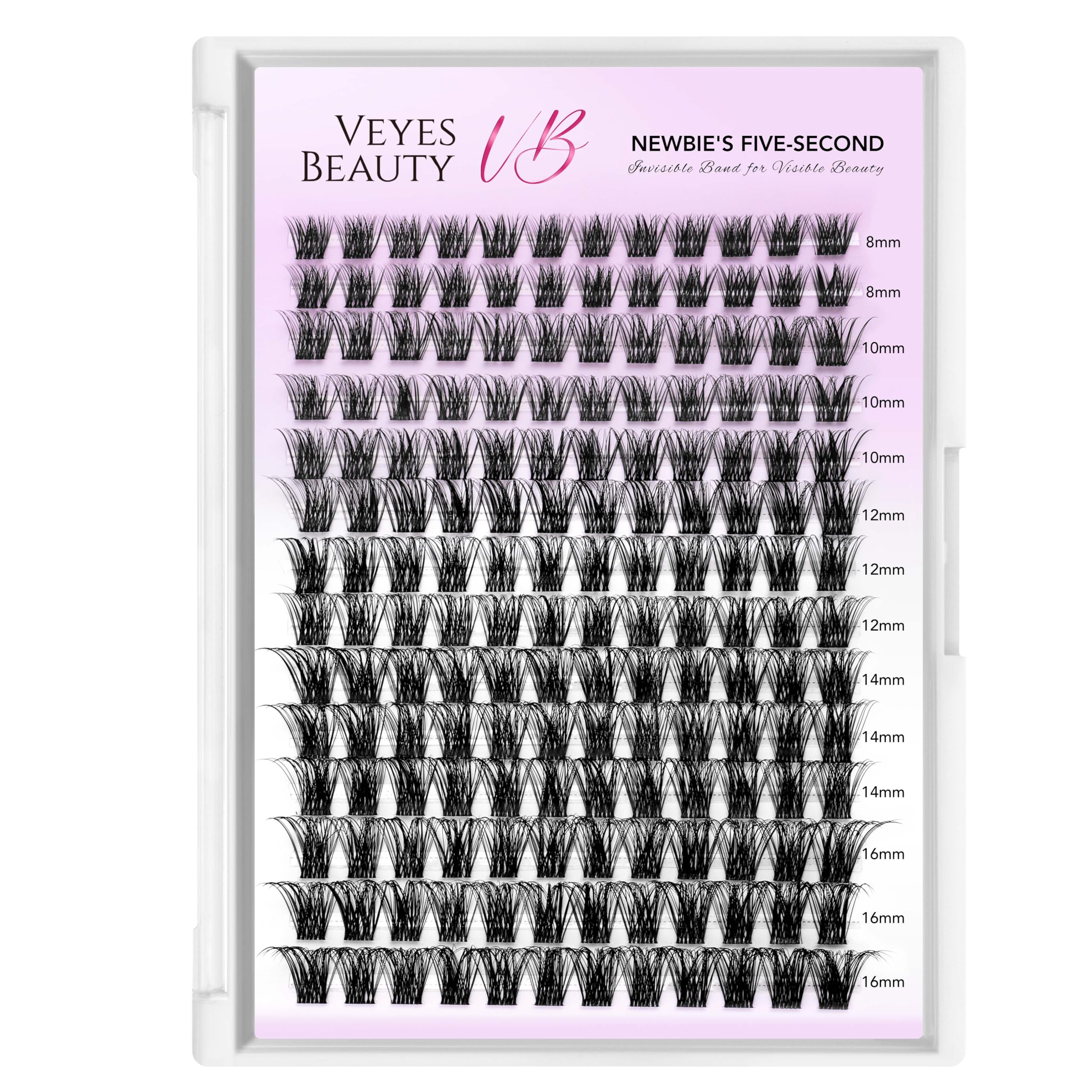 VEYESBEAUTY Quatre-Six Clusters Cils : pose rapide pour débutants.