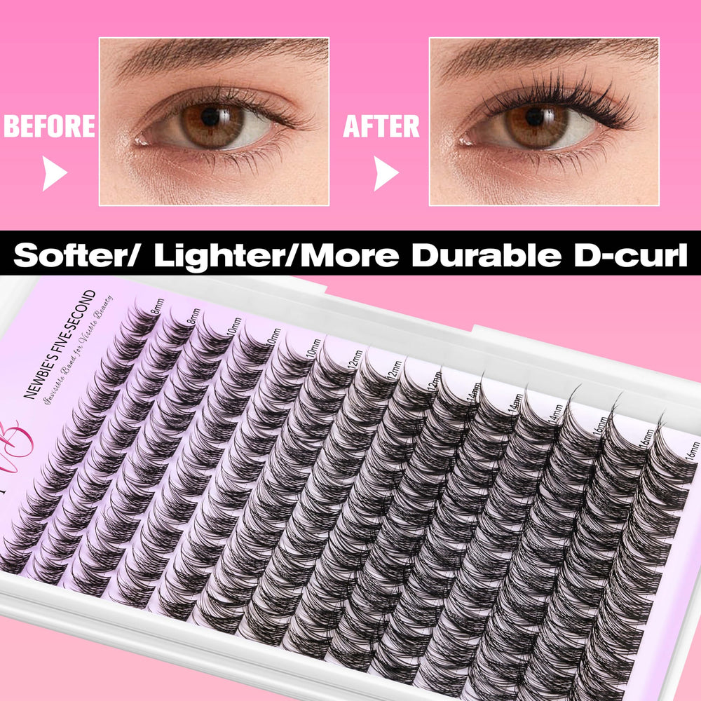 Utilisation simple: recourbe-cils, colle, pinces à cils et scellant.