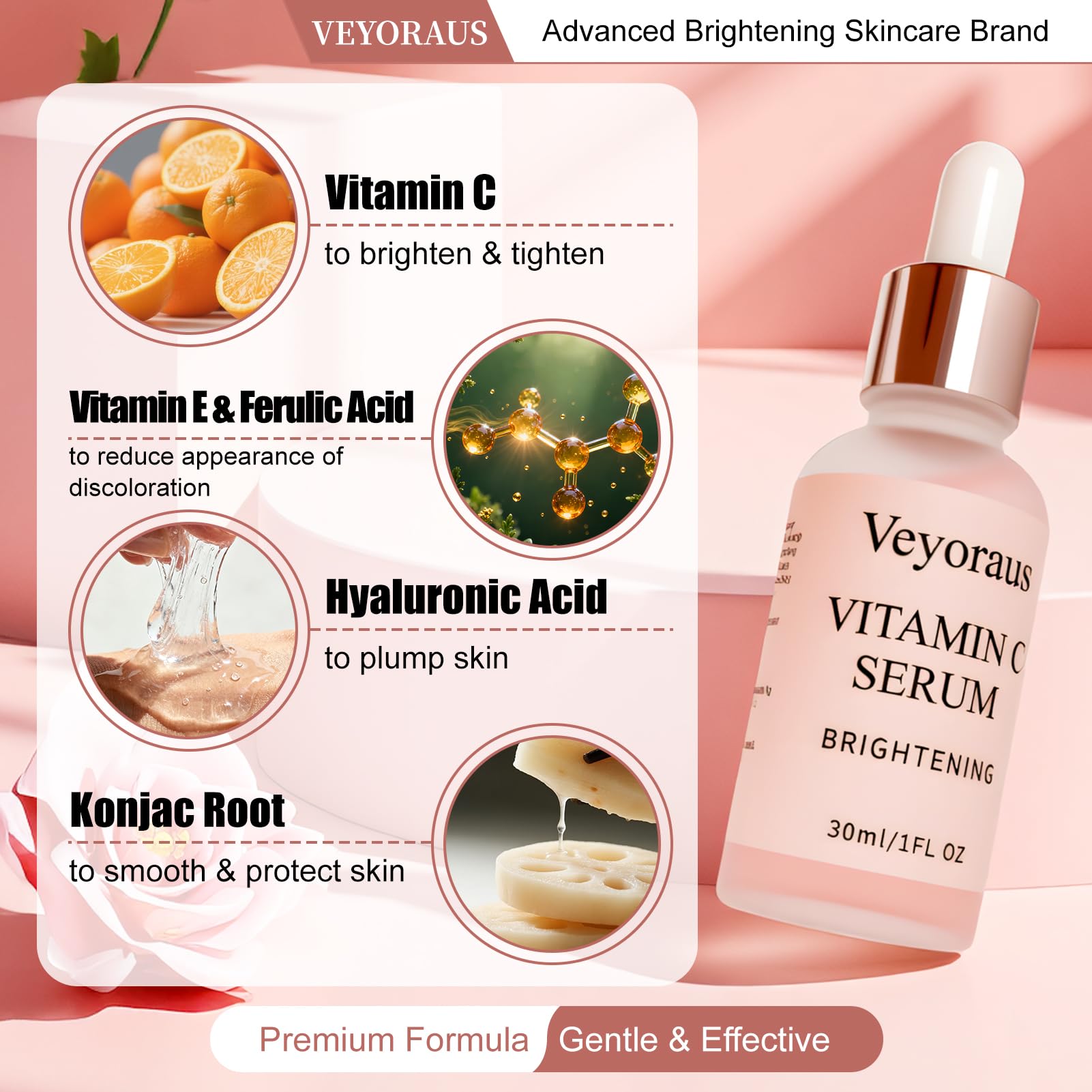 Sérum Veyoraus vitamine C – expérience sensorielle haut de gamme au quotidien.