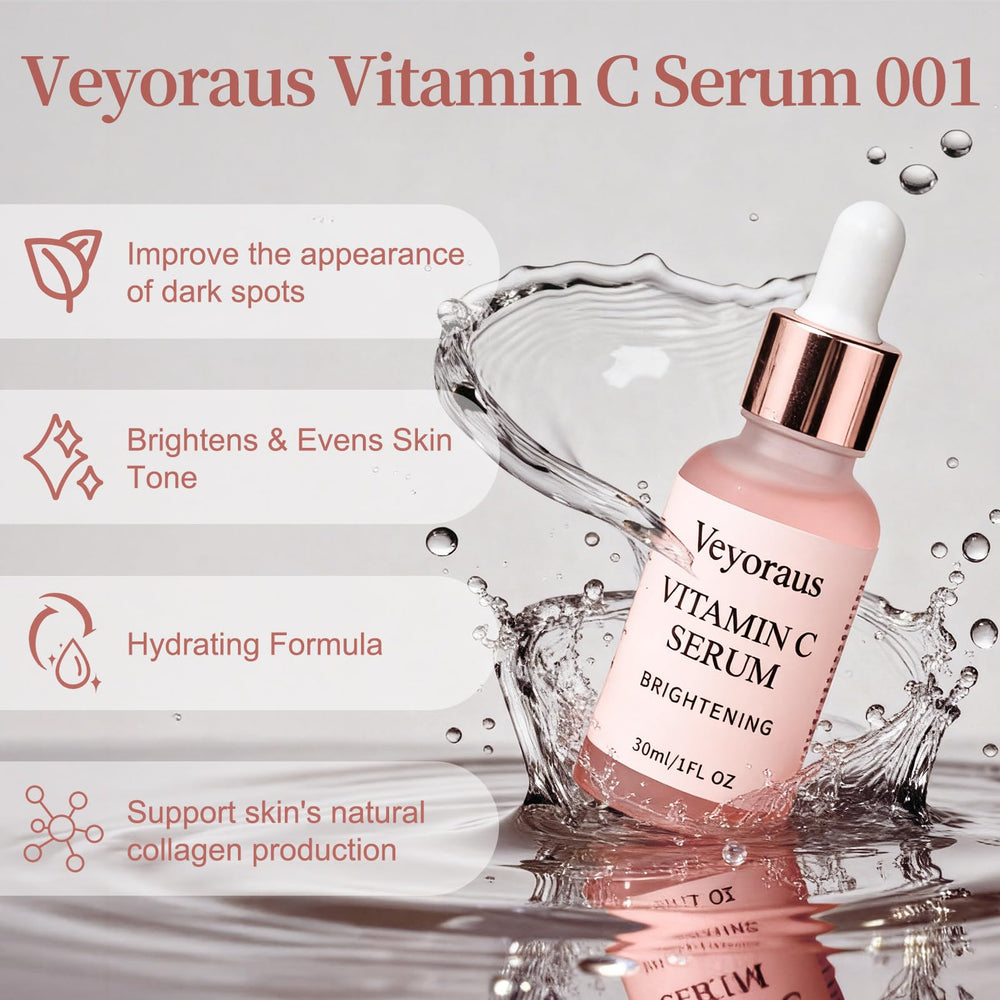Sérum Veyoraus vitamine C – régénération cellulaire pour une peau plus lisse.