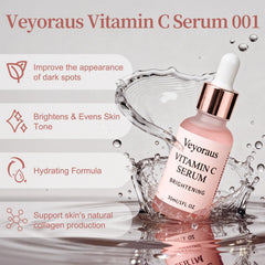 Sérum Veyoraus vitamine C – régénération cellulaire pour une peau plus lisse.
