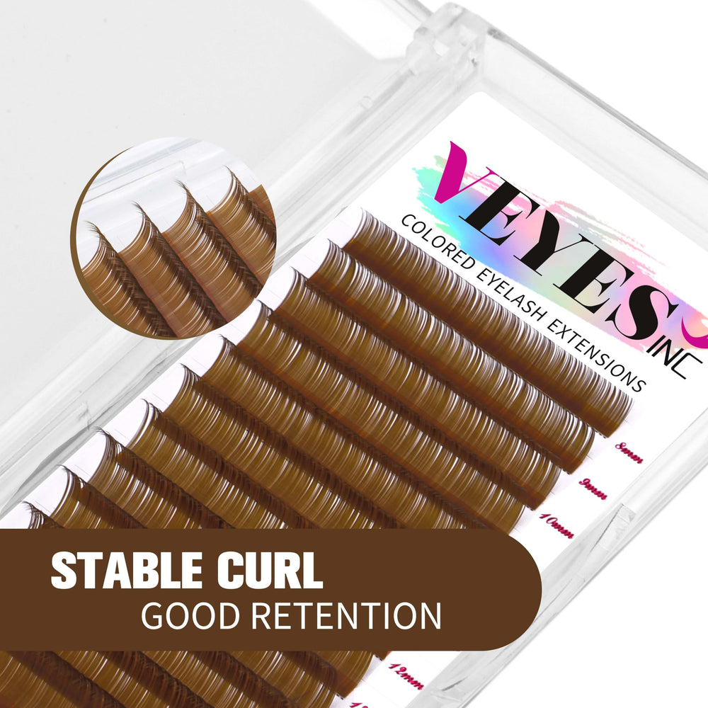 VEYES INC extensions cils sans residu 03-05-07-15 CD 8-16mm, pose nette