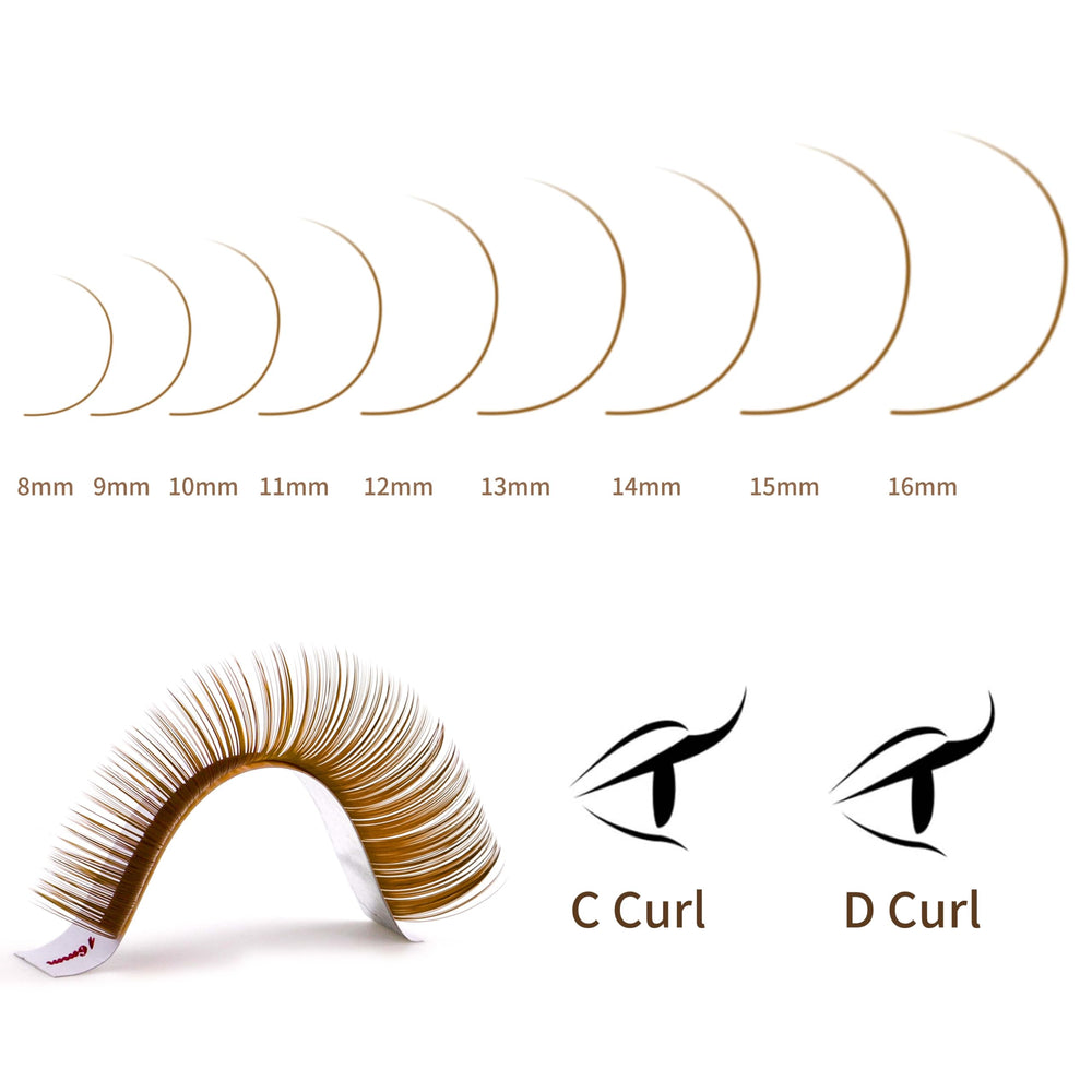 VEYES INC extensions cils volume flexible 03-05-07-15 CD 8-16mm, application précise