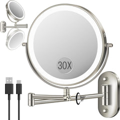 Miroir VFD 9 pouces avec éclairage intégré pour un maquillage précis
