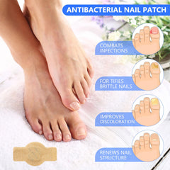 Patchs VFFWBB renforçant les ongles cassants en douceur pendant la nuit.
