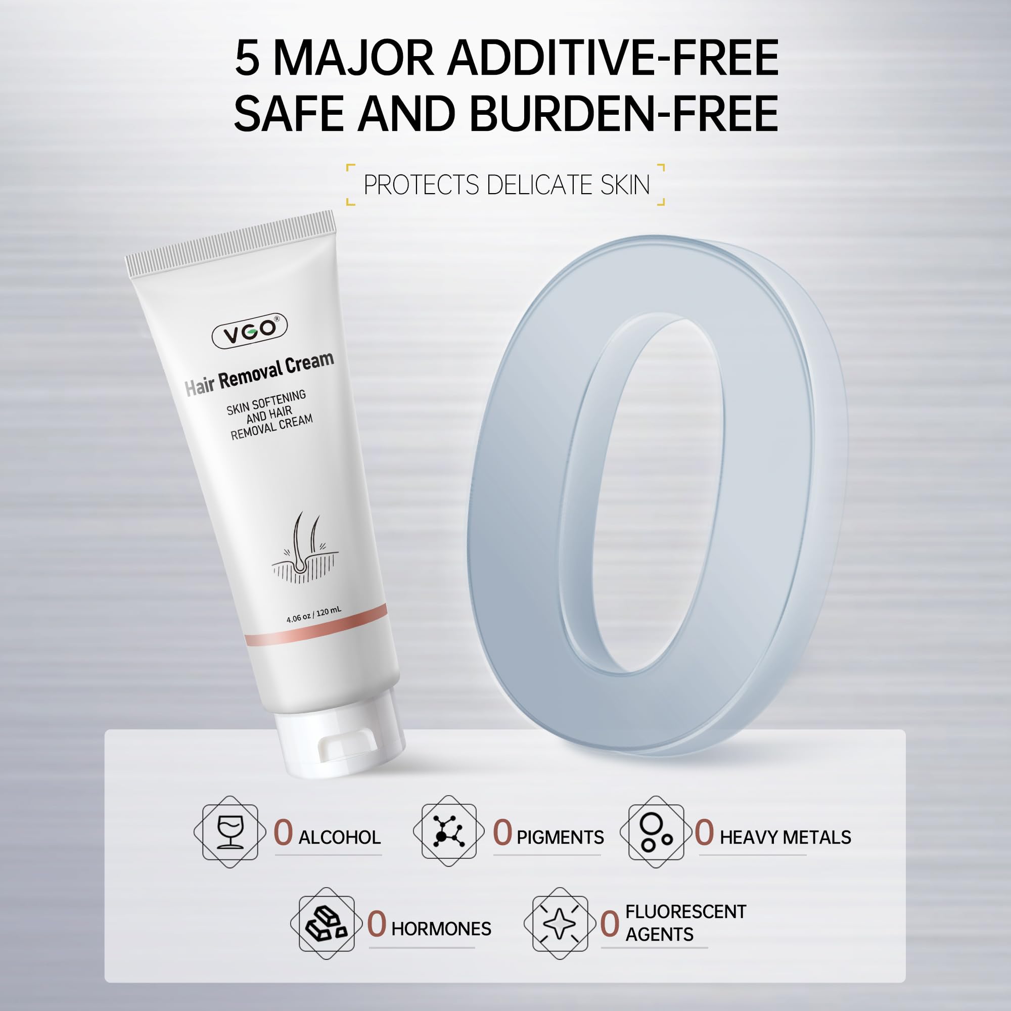 Le gel VGO cible les poils à la racine pour une dépilation plus efficace.