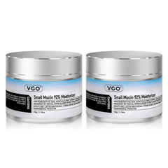 VGO crème mucine escargot: bouteille ouverte pour hydratation durable.