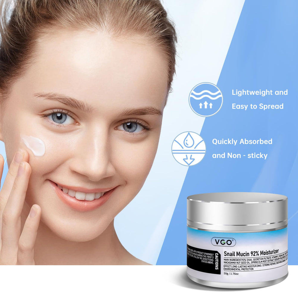 VGO crème mucine escargot: usage quotidien facile et pratique.