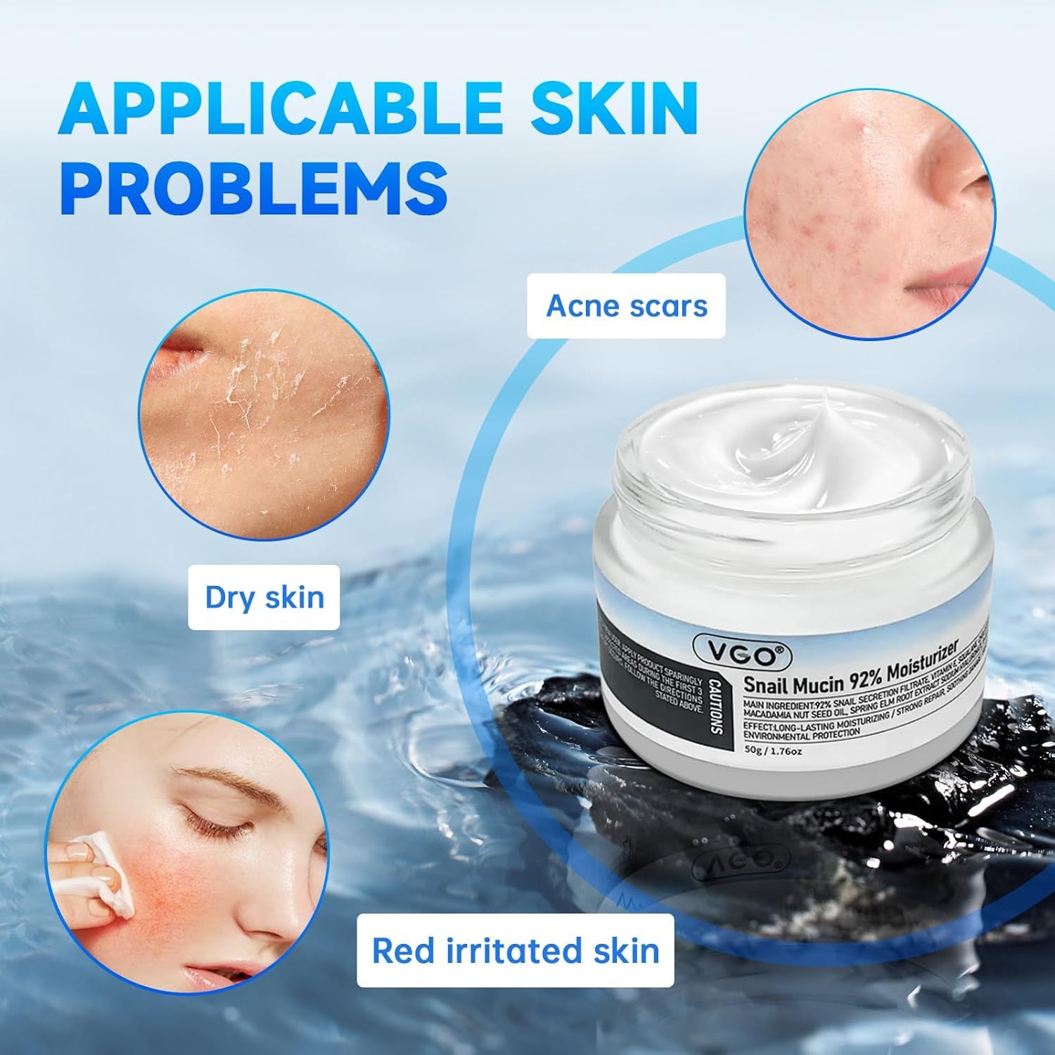 Emballage élégant VGO prêt pour votre routine beauté