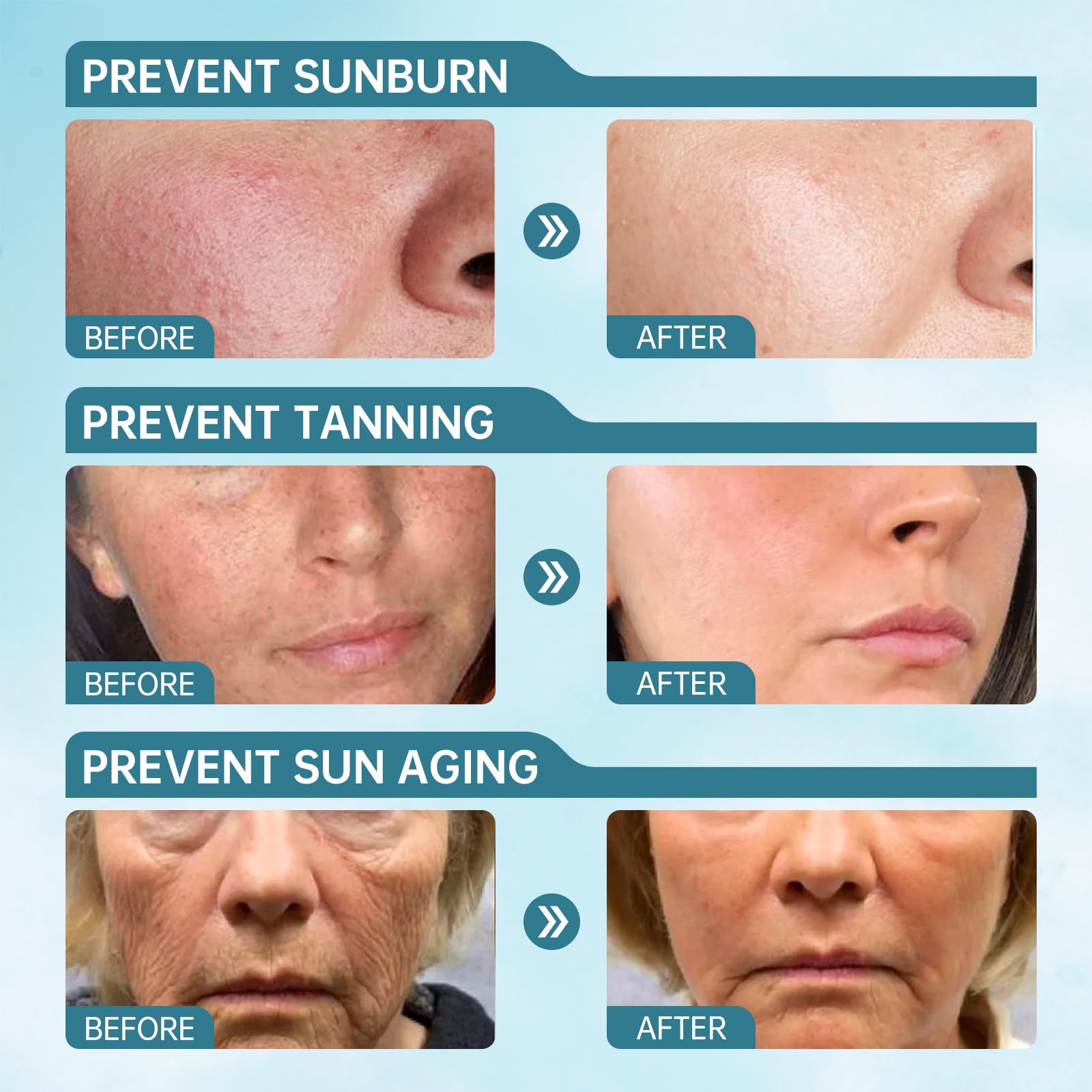 Protection SPF50 grâce à l’oxyde de zinc, UVA/UVB efficaces.