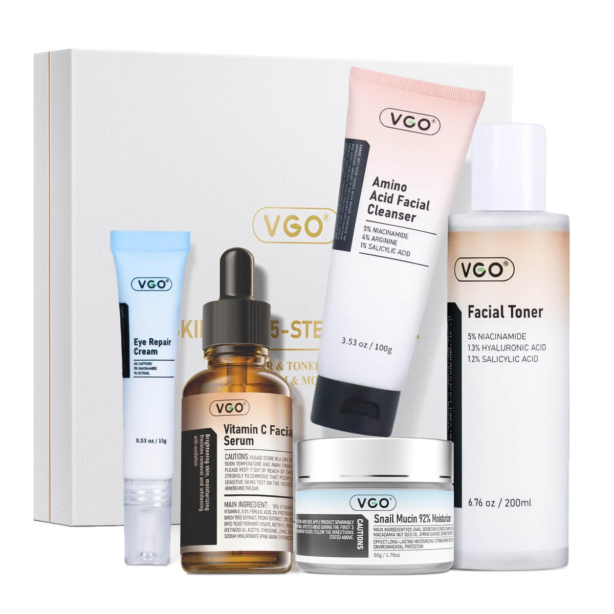 VGO Nettoyant Douceur du coffret nettoie et prépare l'hydratation
