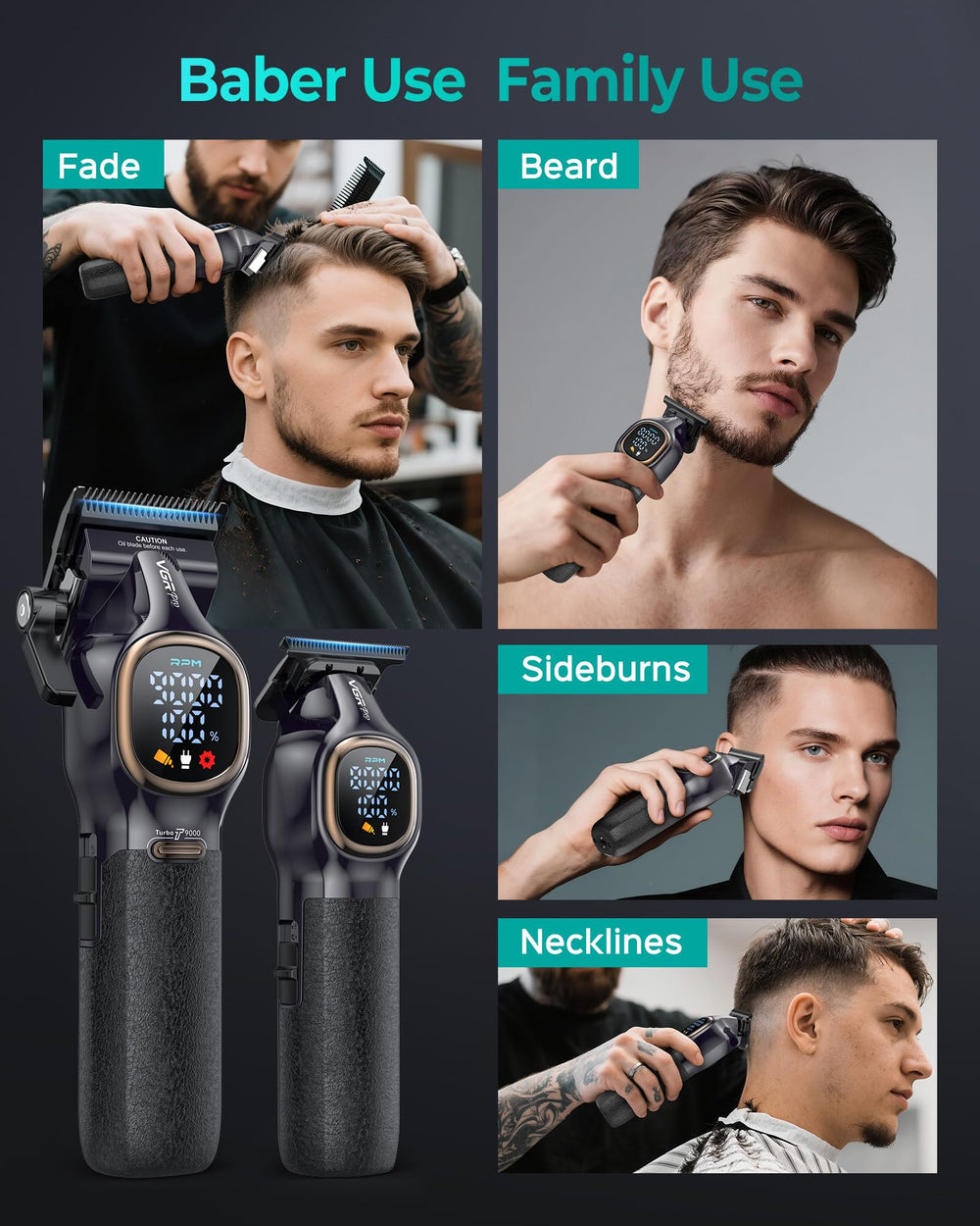 VGRPRO capuchons grip en silicone – prise antidérapante.