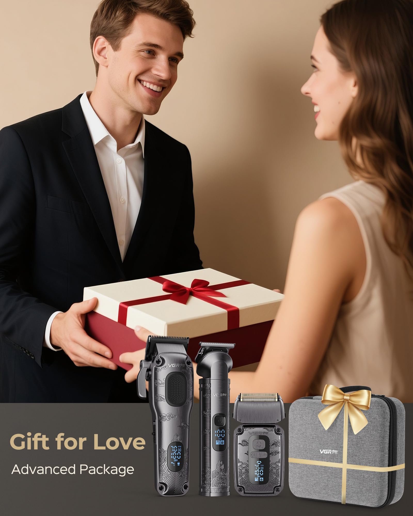 VGRPRO kit grooming, cadeau idéal pour l'homme moderne.