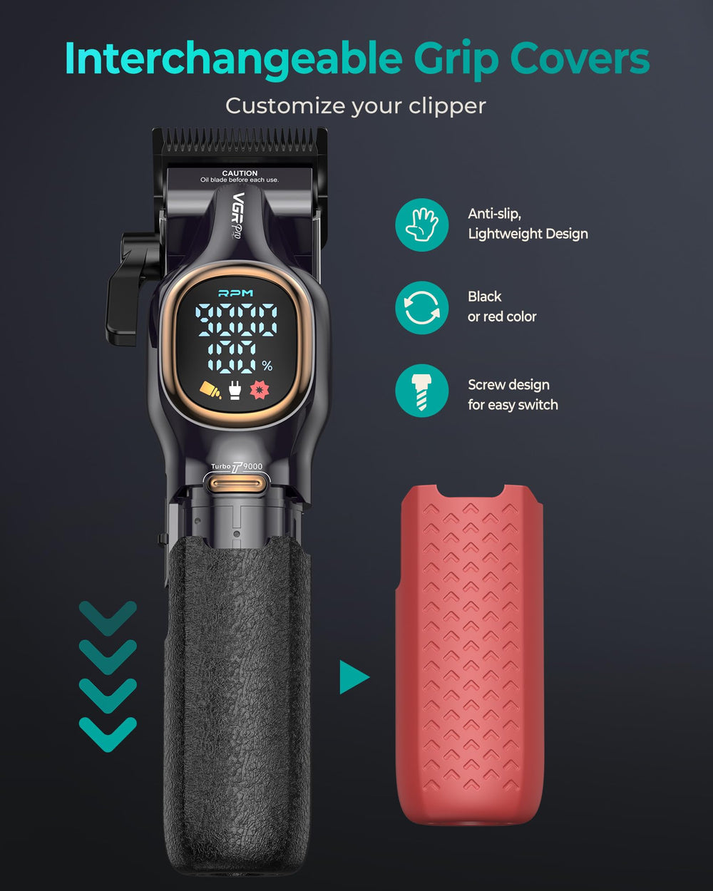 VGRPRO T-blade zéro-gap pour contours nets.
