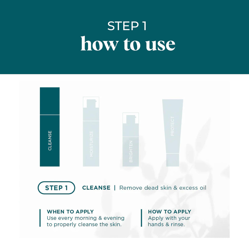 VI DERM Gentle Purifying Cleanser extrait de saule — exfoliation douce.