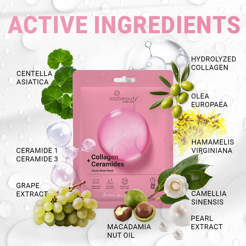 VIABEAUTY soin-maison masque collagene: moment doux et hydratant.