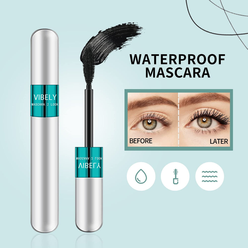 Vibely Mascara résistance-eau: tenue tout au long de la journée