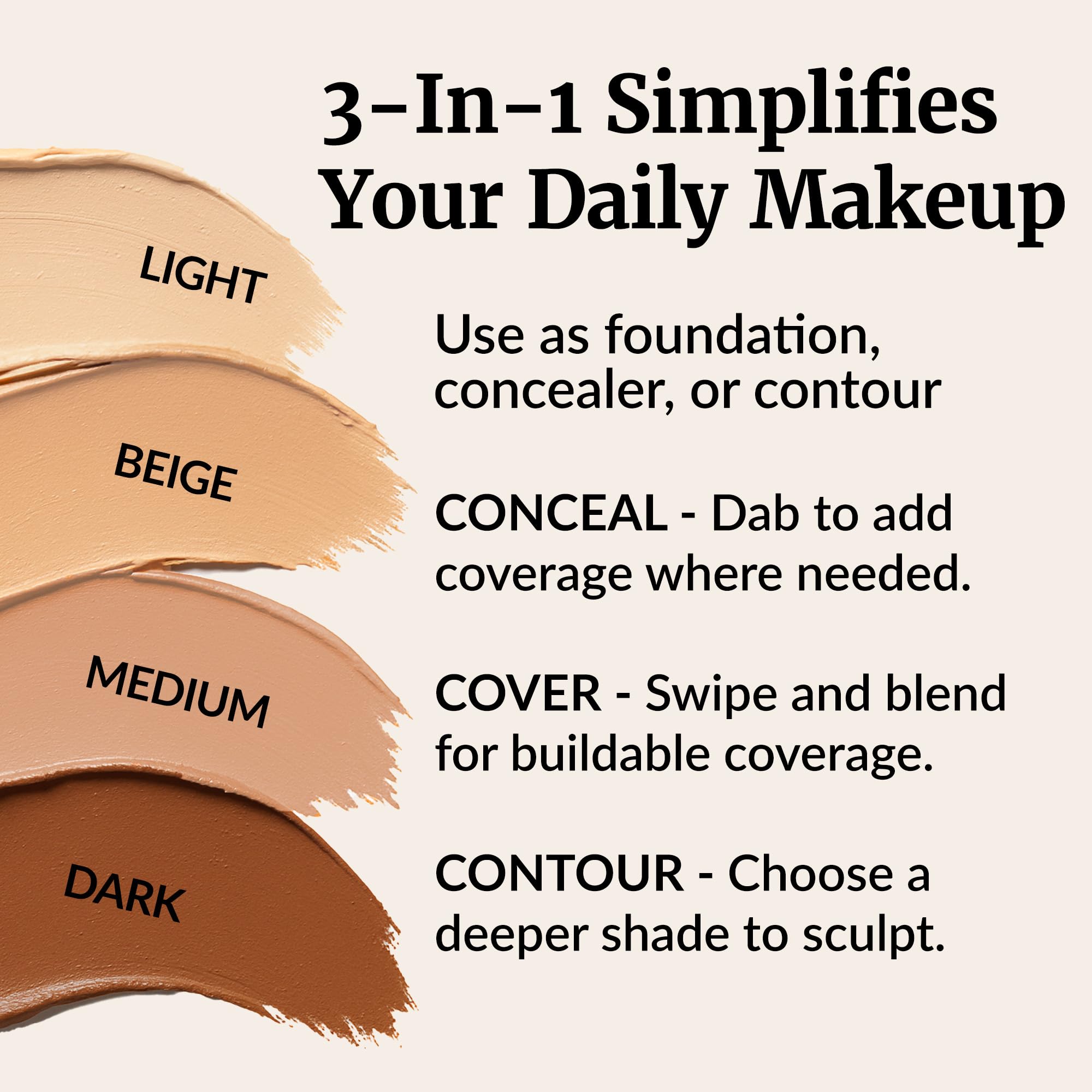 Vibriance bâton teint beige texture crème onctueuse qui glisse et s'estompe facilement.