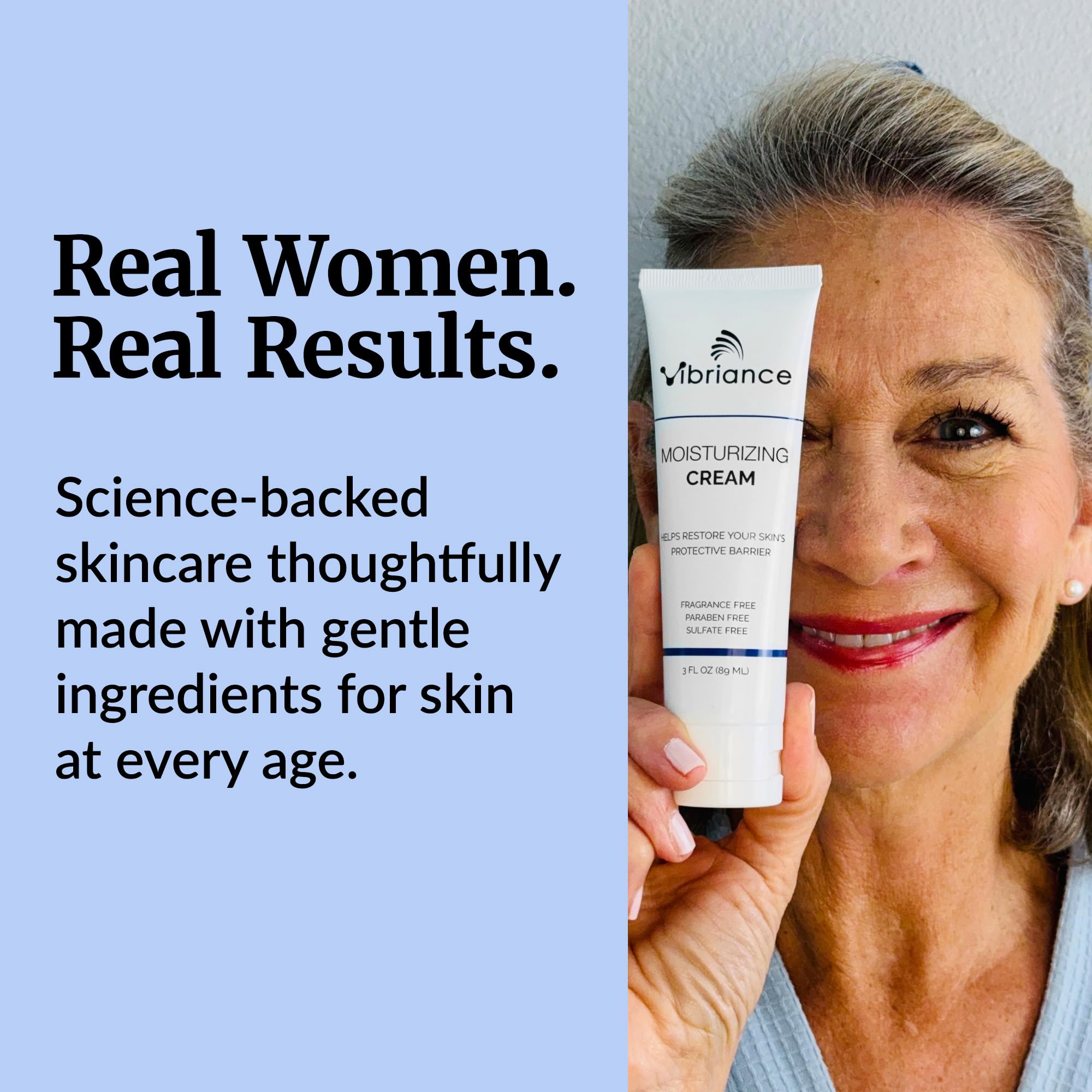 Convient à tous types de peau, Vibriance pour peau mature 60+.