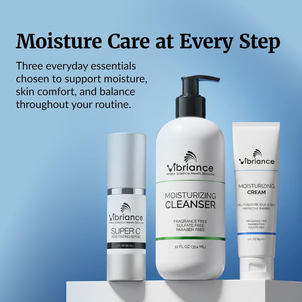 Ensemble soin complet Vibriance, routine simplifiée pour une peau radieuse